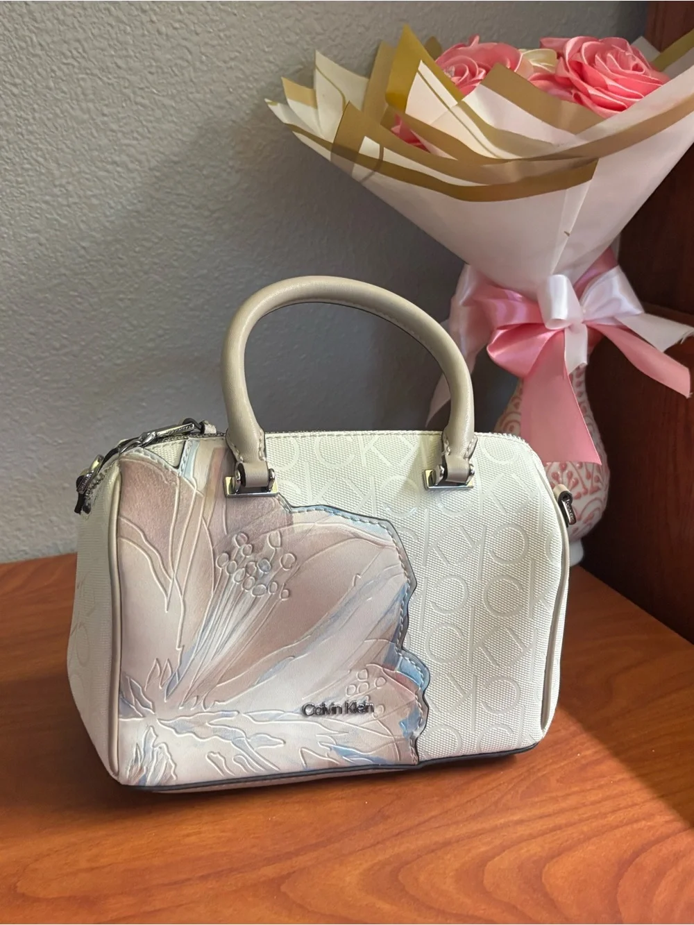 Calvin Klein floral logo